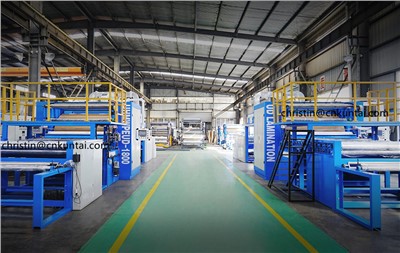 Machine d'imprégnation de tissu aramide UHMW-PE UD